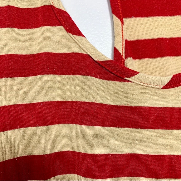 Red Haute Stripped Tank Top - Picture 4 of 4